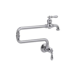 [KOH-99270-CP] Kohler 99270-CP Artifacts Single-Hole Wall-Mount Pot Filler Kitchen Sink Faucet With 22 Extended Spout