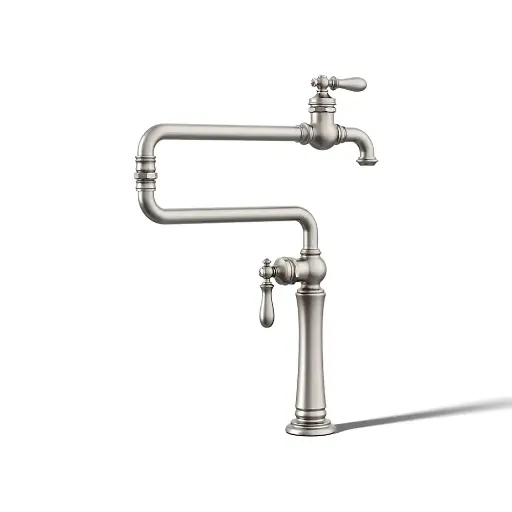 [KOH-99271-VS] Kohler 99271-VS Artifacts Deck Mount Pot Filler Vibrant Stainless