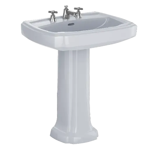 [TOTO-LPT970.8#01] TOTO LPT970.8#01 Guinevere 27" Pedestal Lavatory Cotton