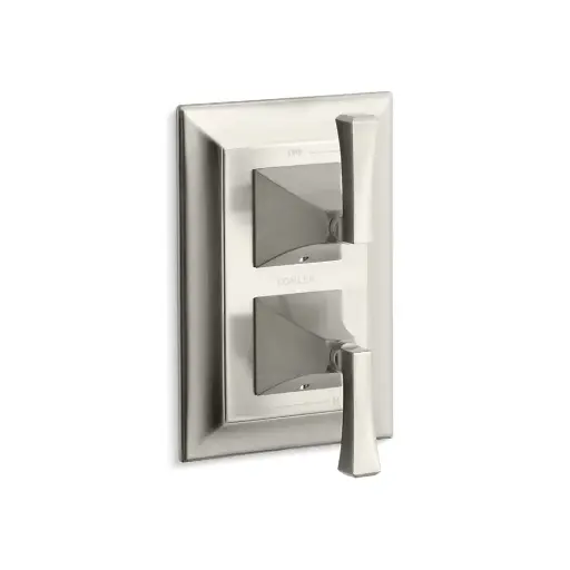 [KOH-T10422-4V-BN] Kohler T10422-4V-BN Memoirs Stacked Valve Trim With Stately Design And Deco Lever Handles