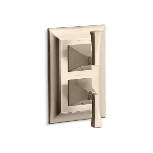 [KOH-T10422-4V-BV] Kohler T10422-4V-BV Memoirs Stacked Valve Trim With Stately Design And Deco Lever Handles