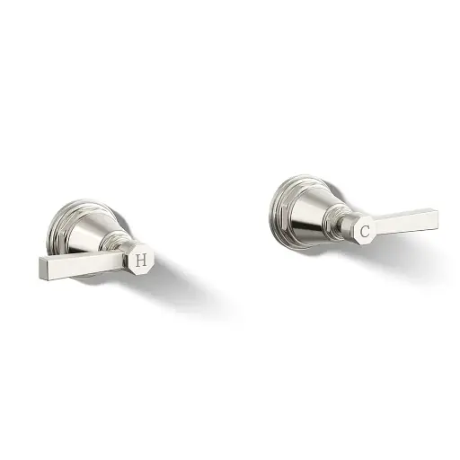 [KOH-T13141-4A-SN] Kohler T13141-4A-SN Pinstripe Pure Deck Mount Handle Trim Vibrant Polished Nickel