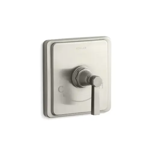 [KOH-T13173-4A-BN] Kohler T13173-4A-BN Pinstripe Pure Thermostatic Valve Trim Vibrant Brushed Nickel