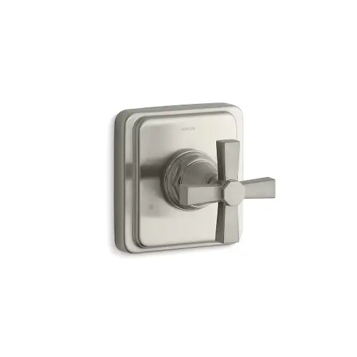 [KOH-T13175-3A-BN] Kohler T13175-3A-BN Pinstripe Pure Transfer Valve Trim Vibrant Brushed Nickel