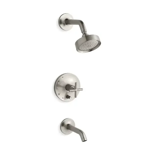 [KOH-T14420-3-BN] Kohler T14420-3-BN Purist Bath and Shower Trim Kit Vibrant Brushed Nickel