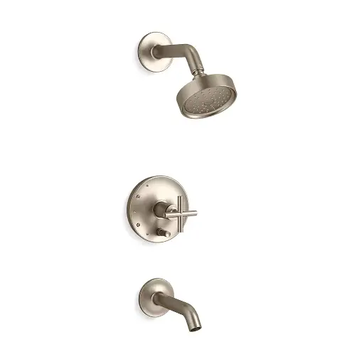 [KOH-T14420-3G-BV] Kohler T14420-3G-BV Purist Rite-Temp Bath and Shower Trim Kit Vibrant Brushed Bronze