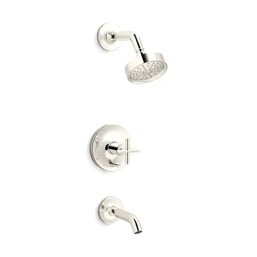 [KOH-T14420-3G-SN] Kohler T14420-3G-SN Purist Rite-Temp Bath and Shower Trim Kit Vibrant Polished Nickel