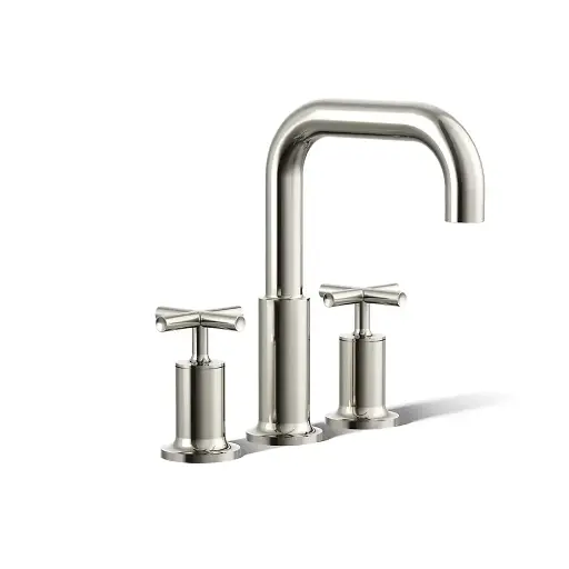 [KOH-T14428-3-SN] Kohler T14428-3-SN Purist Deck Mount Bath Faucet Trim Vibrant Polished Nickel
