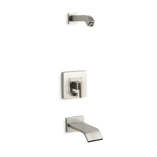 [KOH-T14664-4L-BN] Kohler T14664-4L-BN Loure Rite-Temp Bath and Shower Trim Kit Vibrant Brushed Nickel