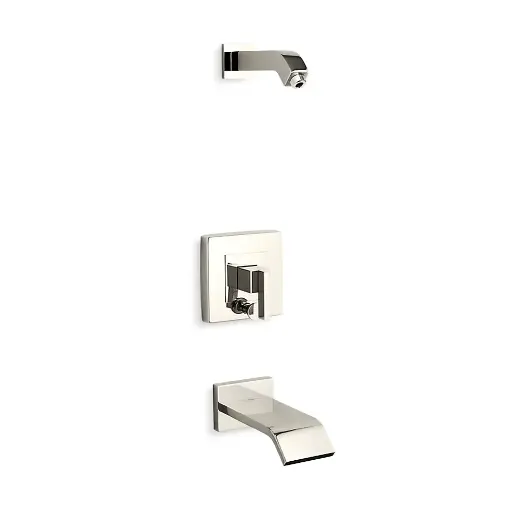 [KOH-T14664-4L-SN] Kohler T14664-4L-SN Loure Rite-Temp Bath and Shower Trim Kit Vibrant Polished Nickel