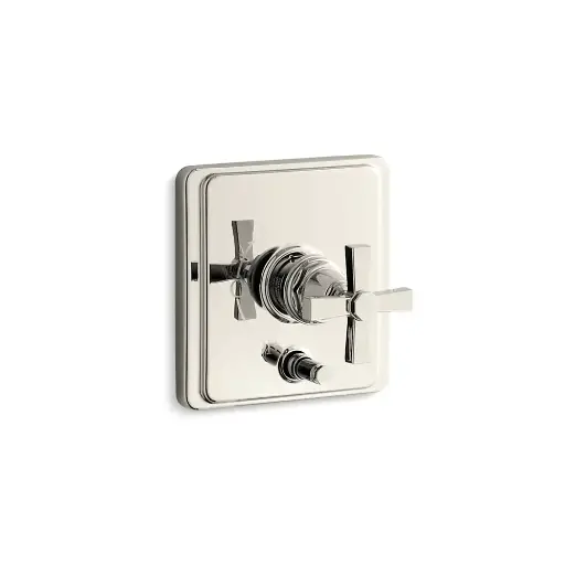 [KOH-T98757-3A-SN] Kohler T98757-3A-SN Pinstripe Rite-Temp Valve Trim Vibrant Polished Nickel