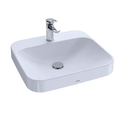 [TOTO-LT415.8G#01] TOTO LT415.8G#01 Arvina 19-11/16" Rectangle Vessel Lavatory Cotton