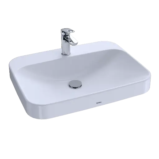 [TOTO-LT416.8G#01] TOTO LT416.8G#01 Arvina 23-5/8" Rectangle Vessel Lavatory Cotton