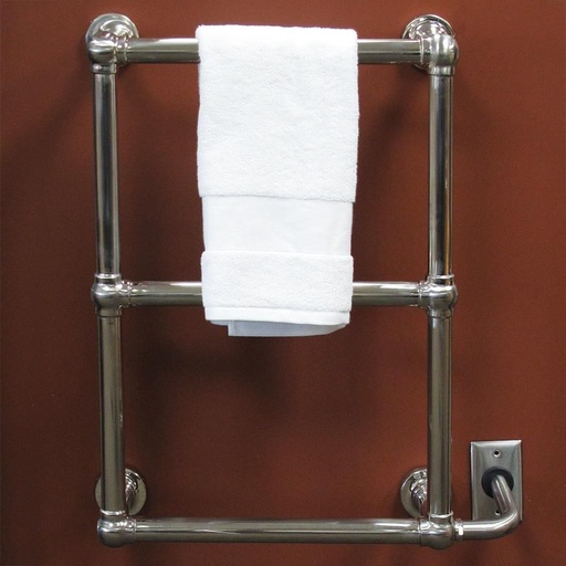 [ICO-E6034] ICO E6034 23.5" Stour Electric Plug-In Towel Warmer Brushed Nickel