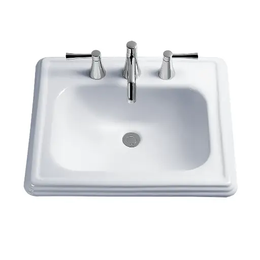 [TOTO-LT531.4#01] TOTO LT531.4#01 Promenade 4" Center Self Rimming Lavatory Cotton