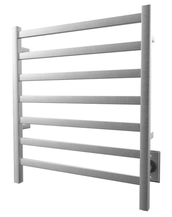 ICO K6014W 24x27 Kontour Square Electric Hardwired Towel Warmer B/Nickel