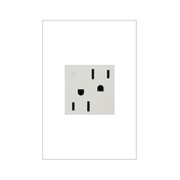 [LEG-ARCD152W10] Legrand ARCD152W10 Tamper-Resistant Dual Controlled Outlet