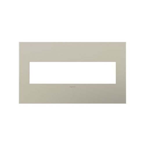 [LEG-AWC4GSN4] Legrand AWC4GSN4 Satin Nickel 4 Gang Wall Plate