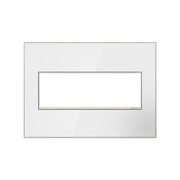 [LEG-AWM3GMWW4] Legrand AWM3GMWW4 Mirror White on White 3 Gang Wall Plate