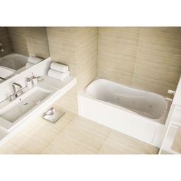 [MIR-PS6031R1] Mirolin PS6031L/R Prescott Skirted Bath White