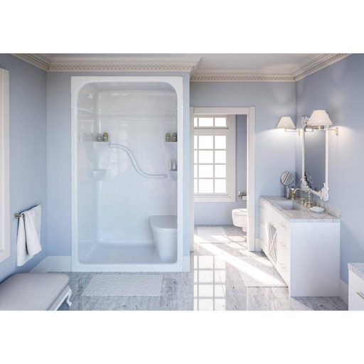 [MIR-SH4L1] Mirolin SH4 Madison 4 One Piece Shower Stall Without Seat Left