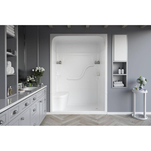 [MIR-FS53L1] Mirolin FS53 Free Living Madison 5 Multi White Bars Without Seat Left