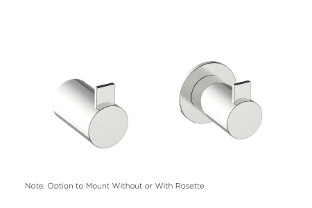 [KART-137134-81] Kartners 137134-81 PORTO Robe Hook Brushed Nickel