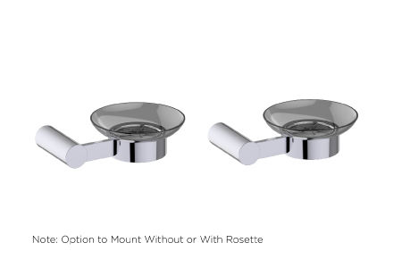 [KART-137650-33] Kartners 137650-33 PORTO Soap Dish (WM CG) Titanium 