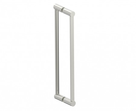 [KART-1377818-33] Kartners 1377818-33 PORTO 18" Double Glass Door Handle Titanium