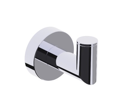 [KART-144134SB-33] Kartners 144134SB-33 OSLO Robe Hook Solid Back Titanium 