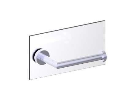 [KART-144151TG-81] Kartners 144151TG-81 OSLO Tissue Holder Through Glass Brushed Nickel