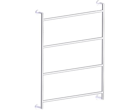 [KART-144455-81] Kartners 144455-81 OSLO Towel Ladder 24"- Brushed Nickel