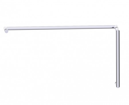 [KART-18871224-33] Kartners 18871224-33 Seville 12"x24" Offset Shower Door Handles Titanium 