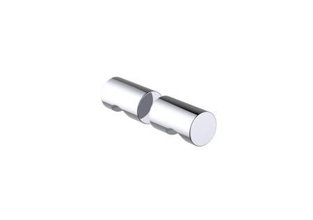 [KART-1887502-33] Kartners 1887502-33 SEVILLE -Shower Door Handle double Knob- Titanium 