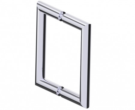 [KART-1887806-33] Kartners 1887806-33 SEVILLE 6" Double Shower Door Handle- Titanium 