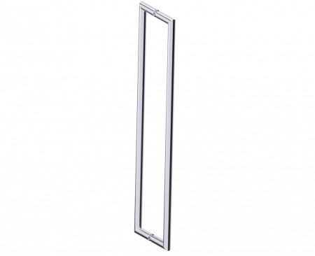 [KART-1887824-81] Kartners 1887824-81 SEVILLE 24" Double Shower Door Handle- Brushed Nickel