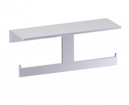[KART-232159-2-33] Kartners 232159-2-33 BERLIN Shelf w/ Tissue Holder Titanium 
