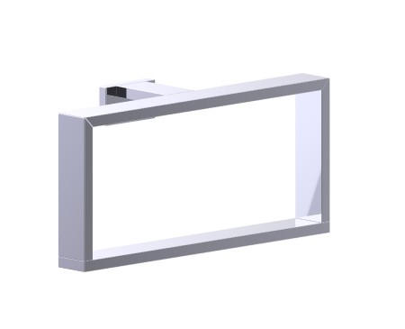 [KART-232464-26] Kartners 232464-26 BERLIN Rectangluar Towel Ring Matte White