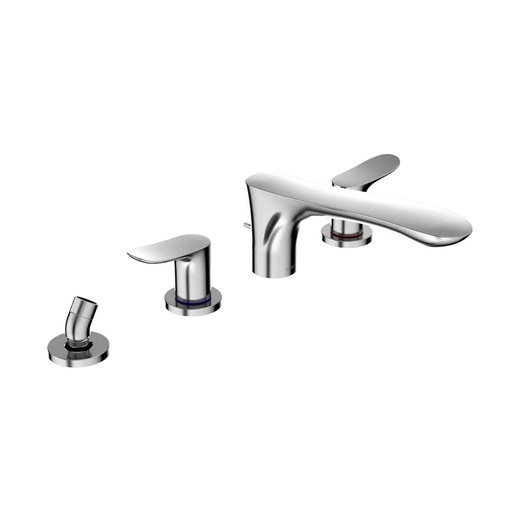 [TOTO-TBG01202U#CP] TOTO TBG01202U#CP GO Four Hole Roman Tub Filler Trim Polished Chrome