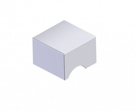 [KART-2327503-33] Kartners 2327503-33 BERLIN Shower Door Handle single knob Titanium 