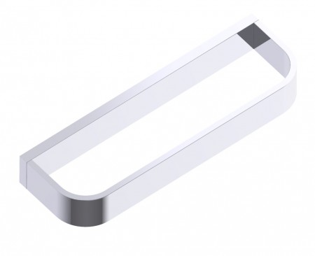 [KART-238460-85] Kartners 238460-85 BONN Towel Ring Brushed Chrome