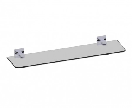 [KART-248671-81] Kartners 248671-81 LONDON Glass Shelf 20"- Brushed Nickel