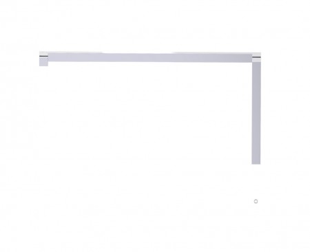 [KART-24870618-33] Kartners 24870618-33 LONDON 6"x18" Offset Shower Door Handle Titanium 
