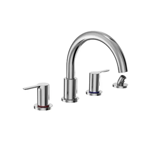 [TOTO-TBS01202U#CP] TOTO TBS01202U#CP LB Four Hole Roman Tub Filler Trim Polished Chrome