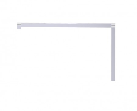 [KART-24870818-33] Kartners 24870818-33 LONDON 8"x18" Offset Shower Door Handle Titanium 