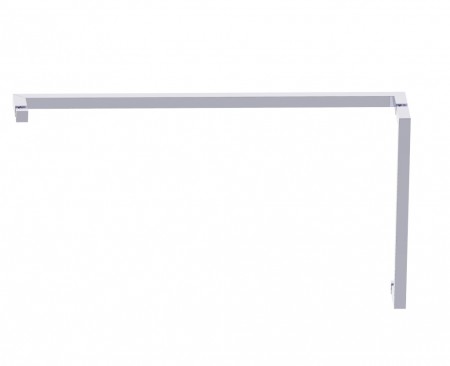 [KART-24871224-81] Kartners 24871224-81 LONDON 12"x24" Offset Shower Door Handle Brushed Nickel 