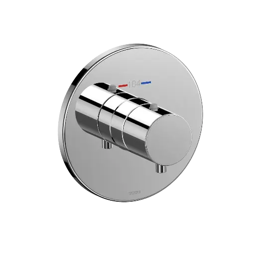 [TOTO-TBV01406U#CP] TOTO TBV01406U#CP TThermostatic Mixing Valve Round Trim Polished Chrome