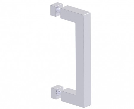 [KART-2487506-81] Kartners 2487506-81 LONDON 6" Shower Door Handle Brushed Nickel