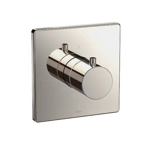 [TOTO-TBV02104U#PN] TOTO TBV02104U#PN Three Way Diverter Square Trim Polished Nickel