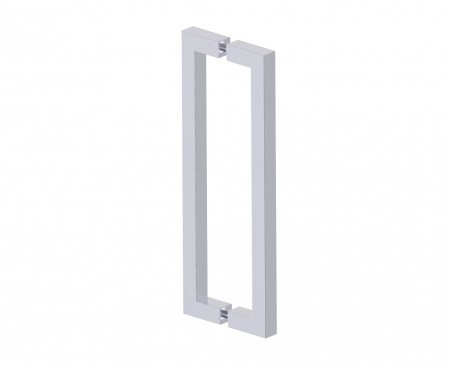 [KART-2487812-81] Kartners 2487812-81 LONDON 12" Double Shower Door Handle Brushed Nickel